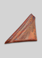 Paisley Pocket Square -Copper - StudioSuits