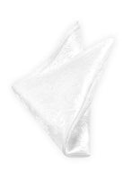 Paisley Pocket Square - White - StudioSuits