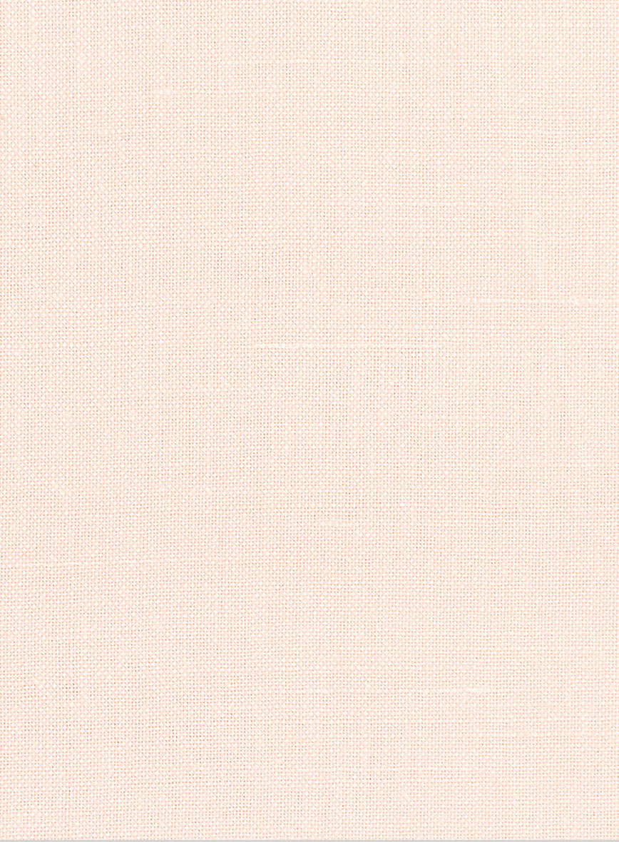 Washed Pale Pink Cotton Linen Shirt - StudioSuits