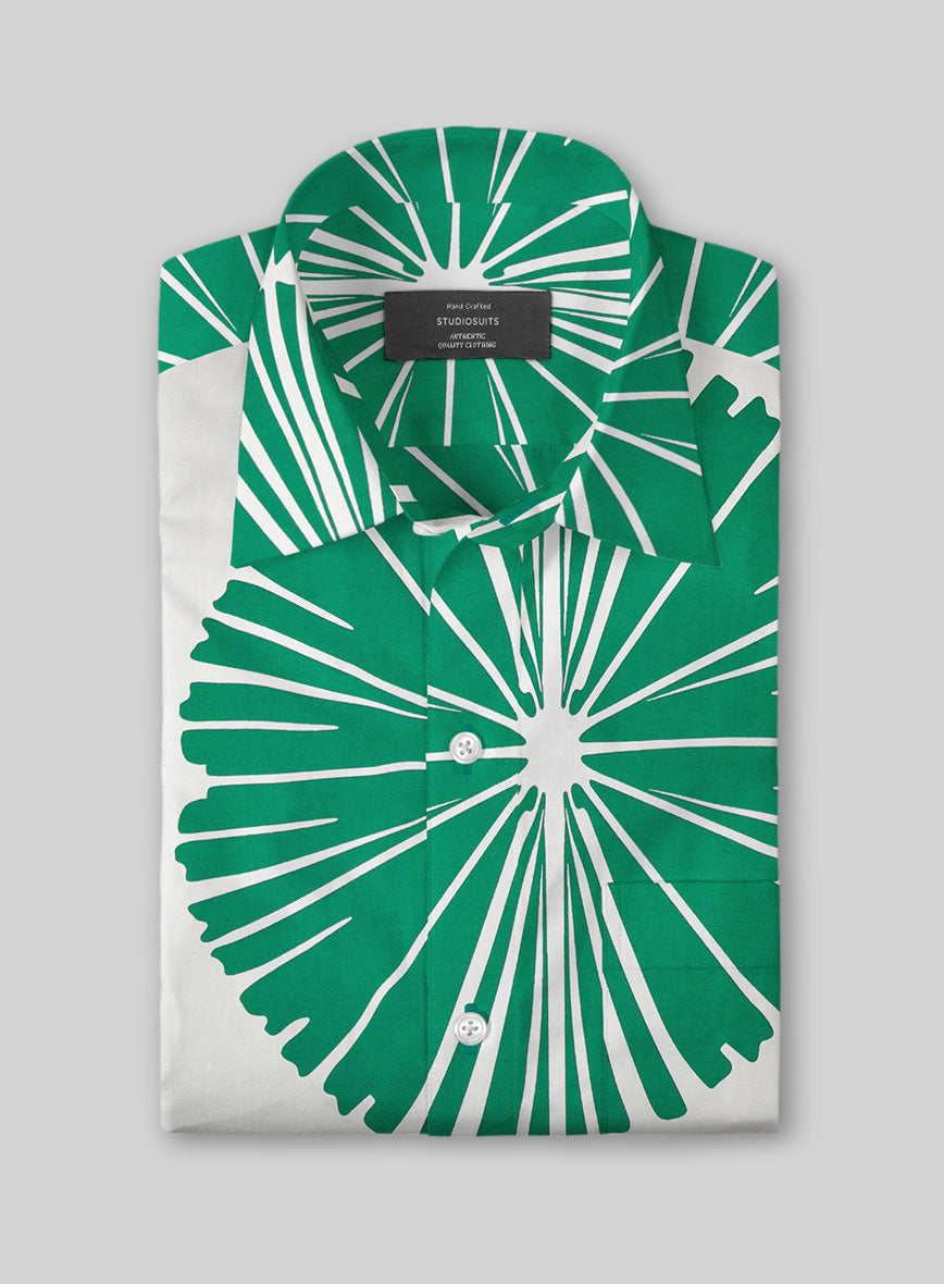 Palmflare Cotton Shirt - StudioSuits