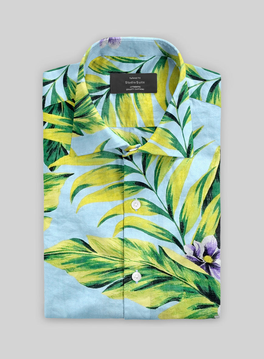 Palmscape Cotton Shirt - StudioSuits