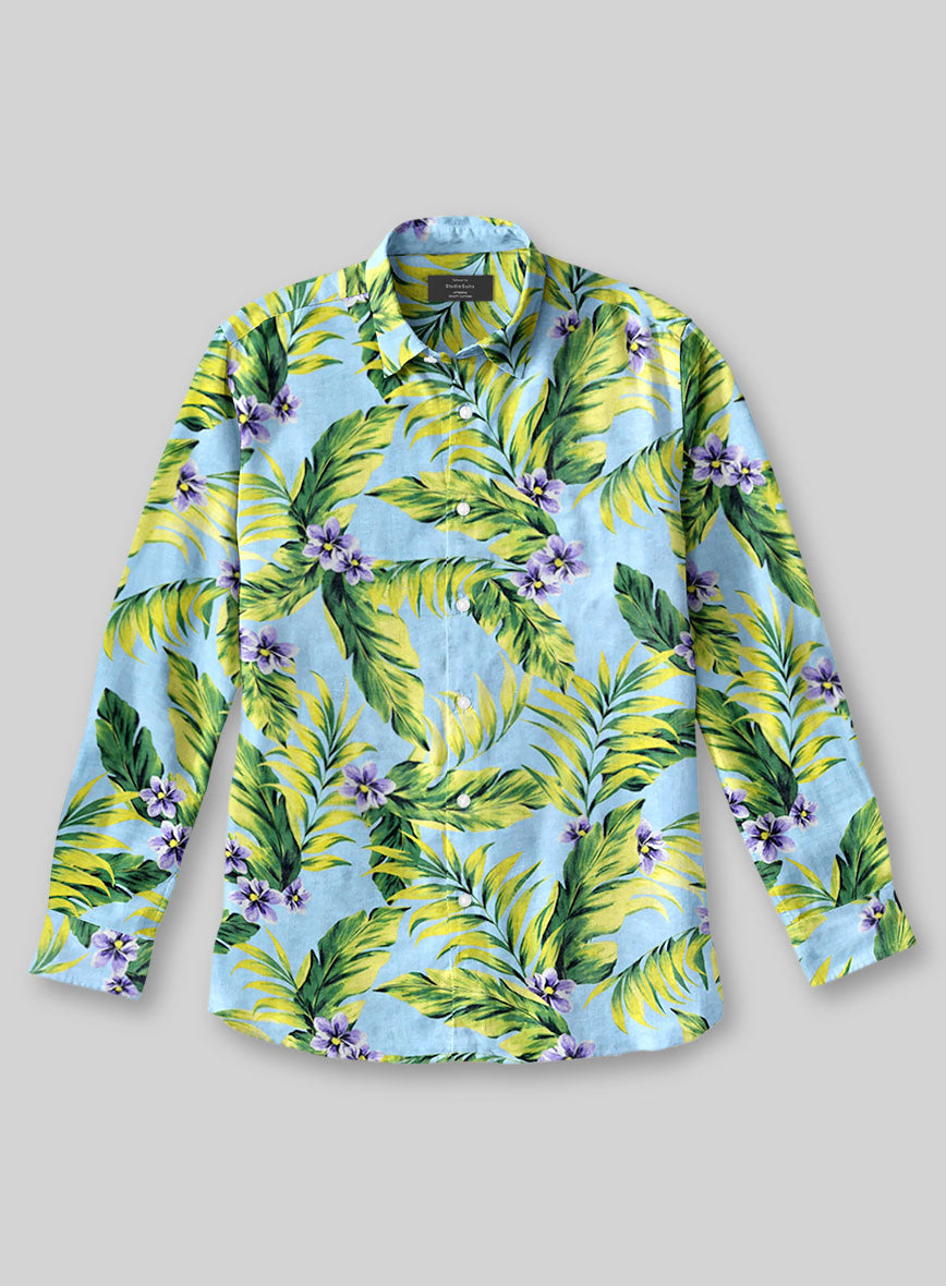Palmscape Cotton Shirt - StudioSuits