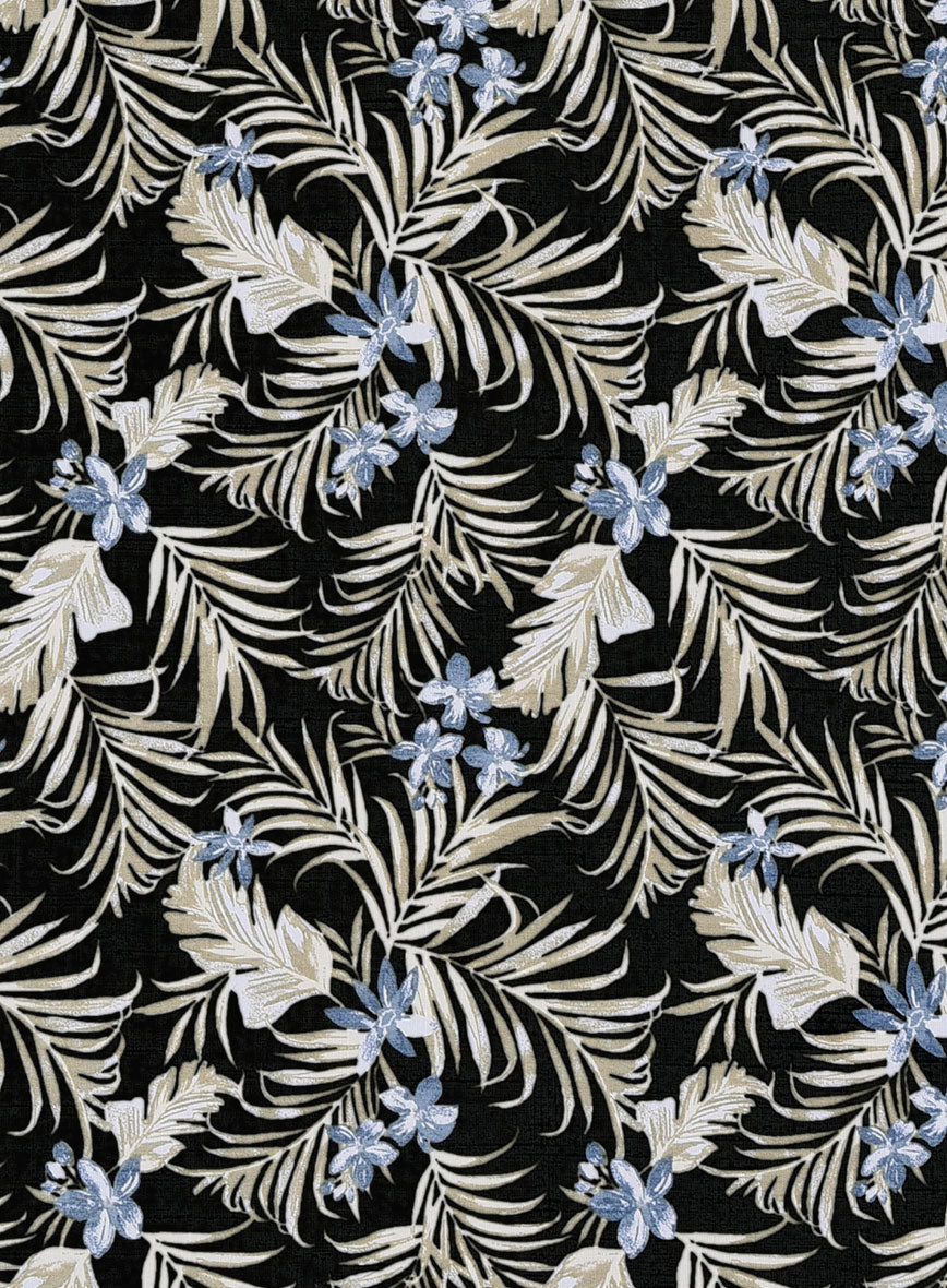 Palm Veil Cotton Shirt - StudioSuits