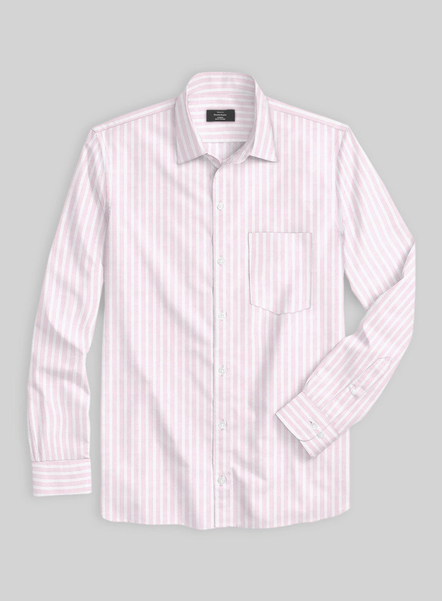 Pastel Pink Cotton Lycra Shirt - StudioSuits