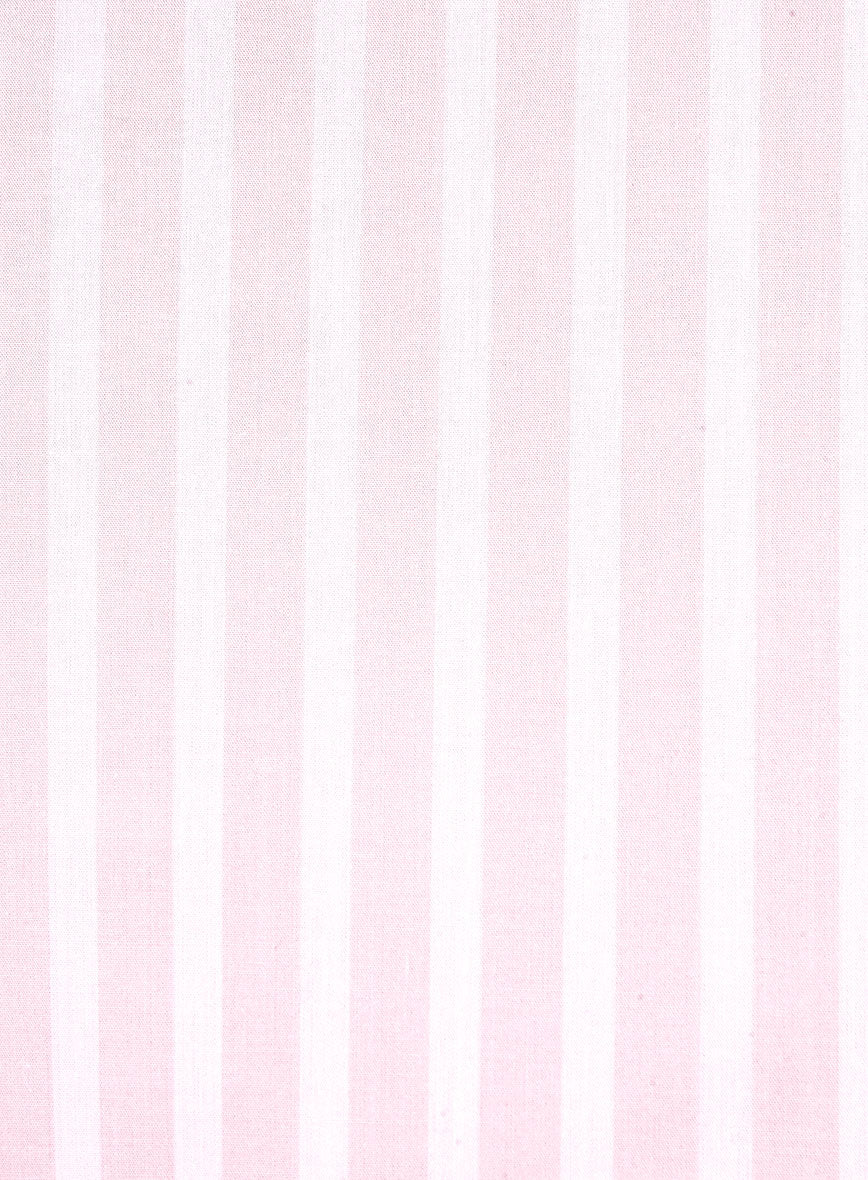Pastel Pink Cotton Lycra Shirt - StudioSuits
