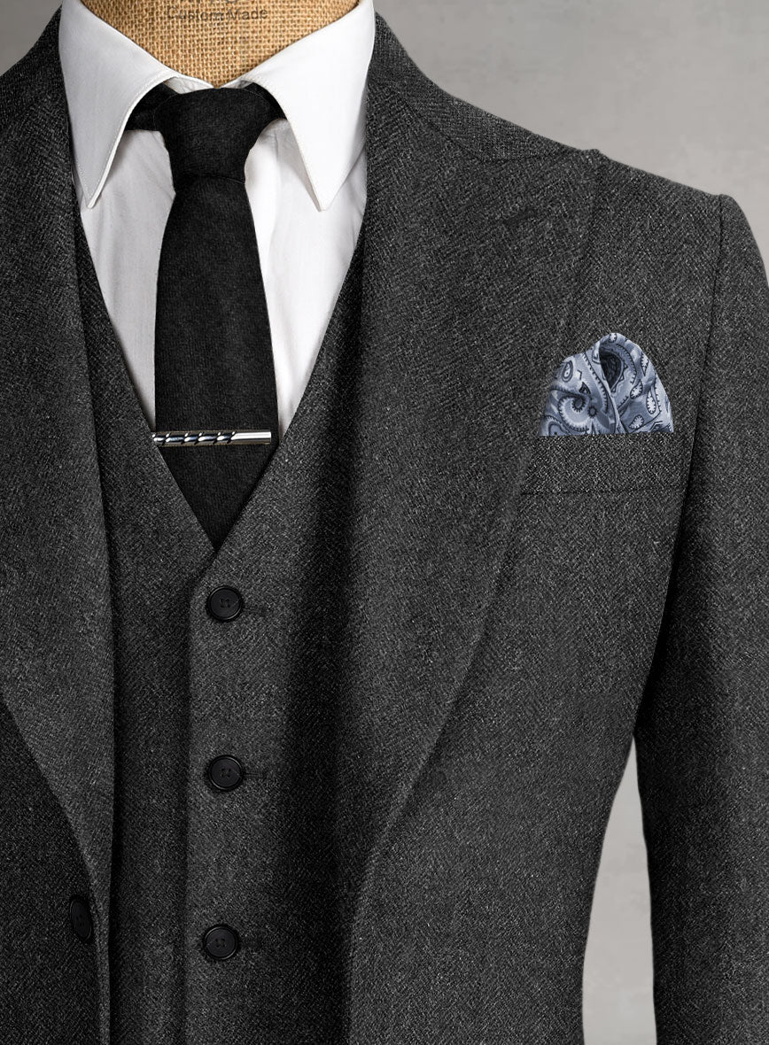 Peaky Blinders Suit - Thomas Shelby - Charcoal Tweed - StudioSuits