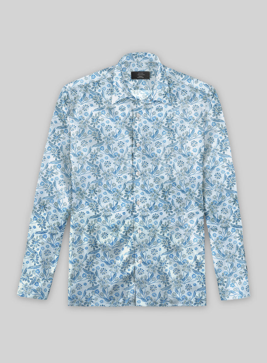 Petal Breeze Cotton Shirt - StudioSuits