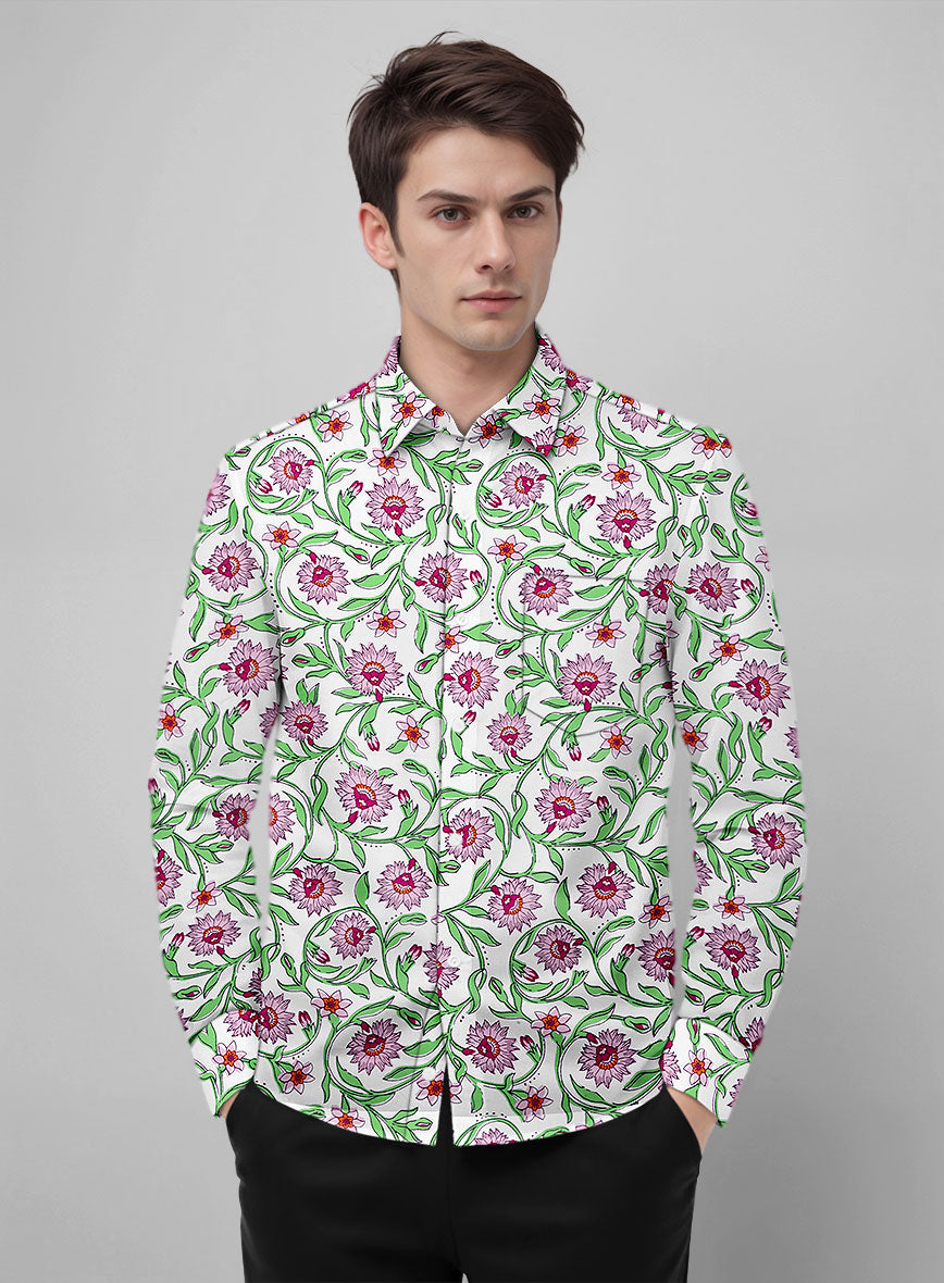 Petalflow Cotton Shirt - StudioSuits