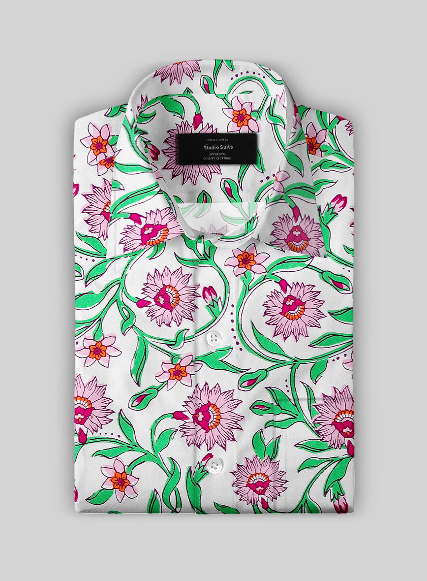 Petalflow Cotton Shirt - StudioSuits