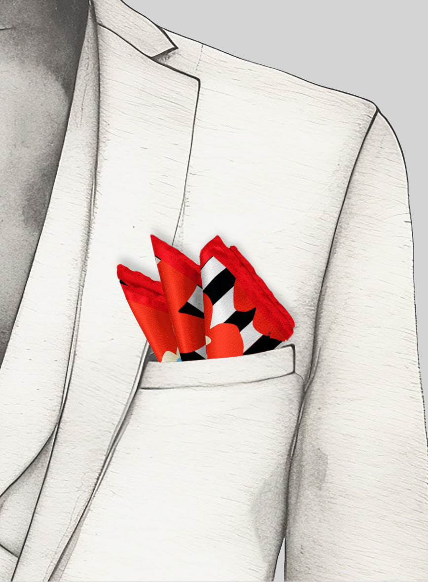 Petalux Silk Pocket Square - StudioSuits