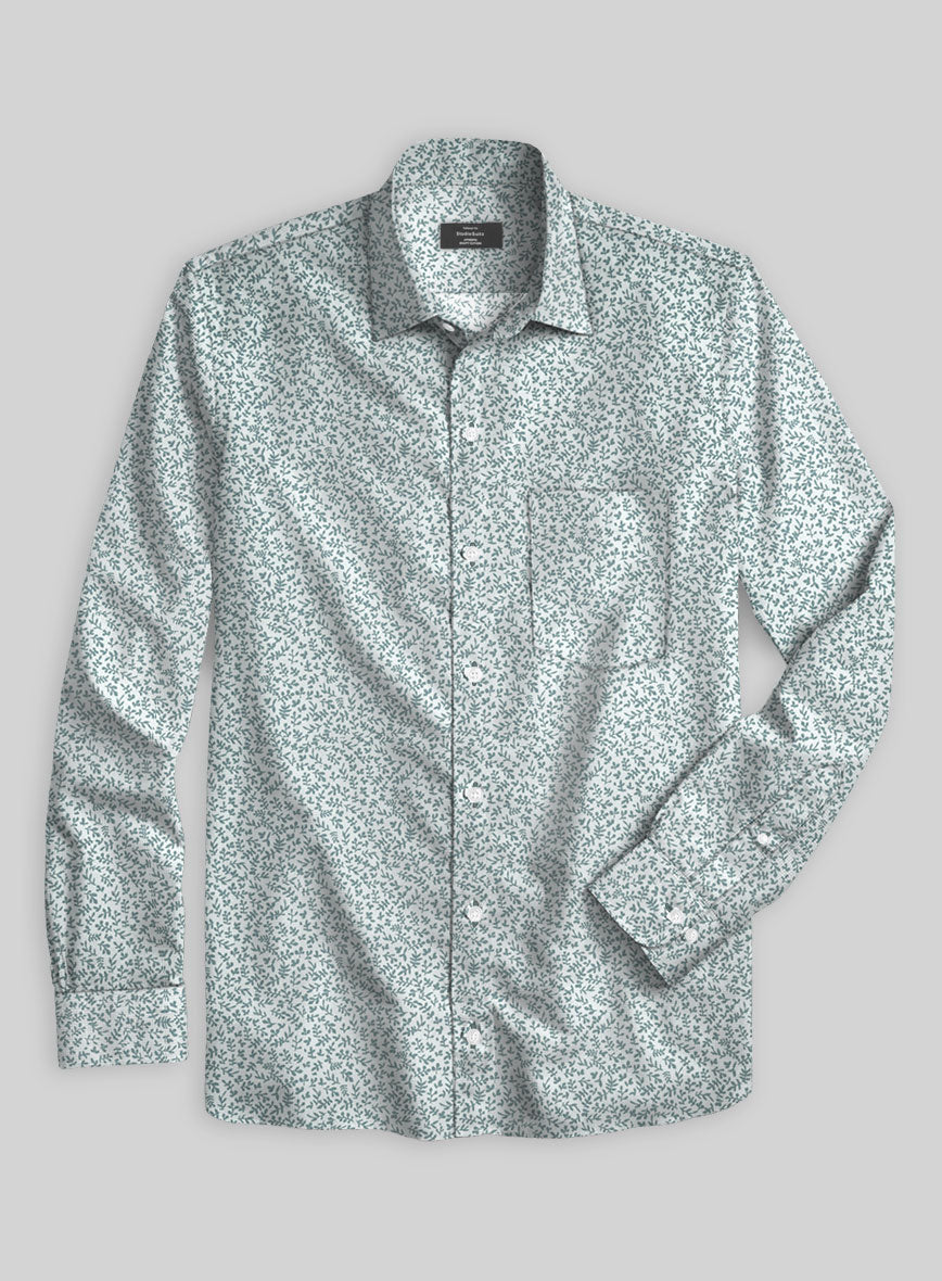 Petite Flora Cotton Lycra Shirt - StudioSuits