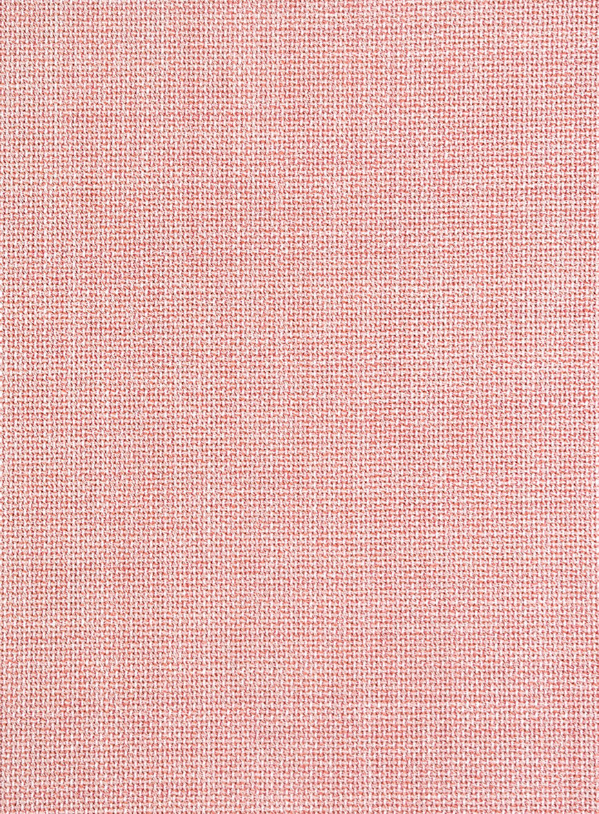 Pink Hopsack Unlined Blazer - StudioSuits