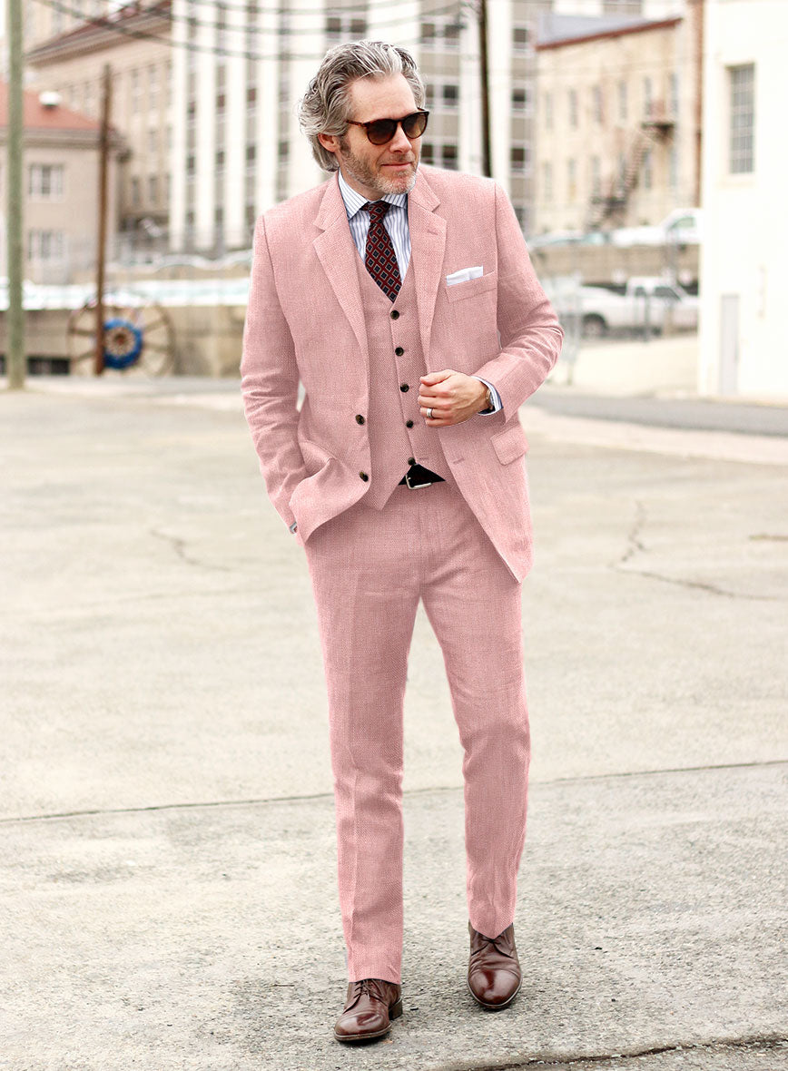 Pinkstone Linen Suit - StudioSuits