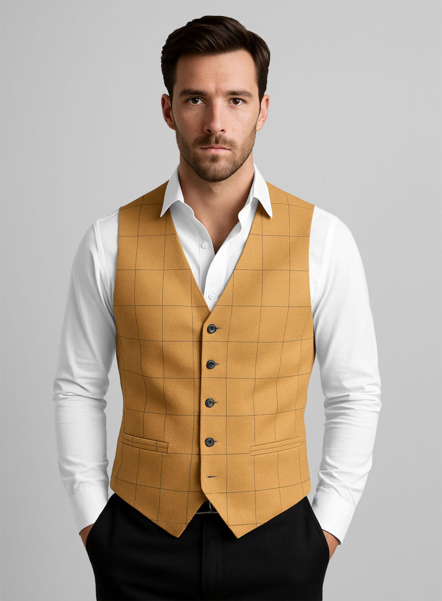 Plaid Waist Coat - StudioSuits
