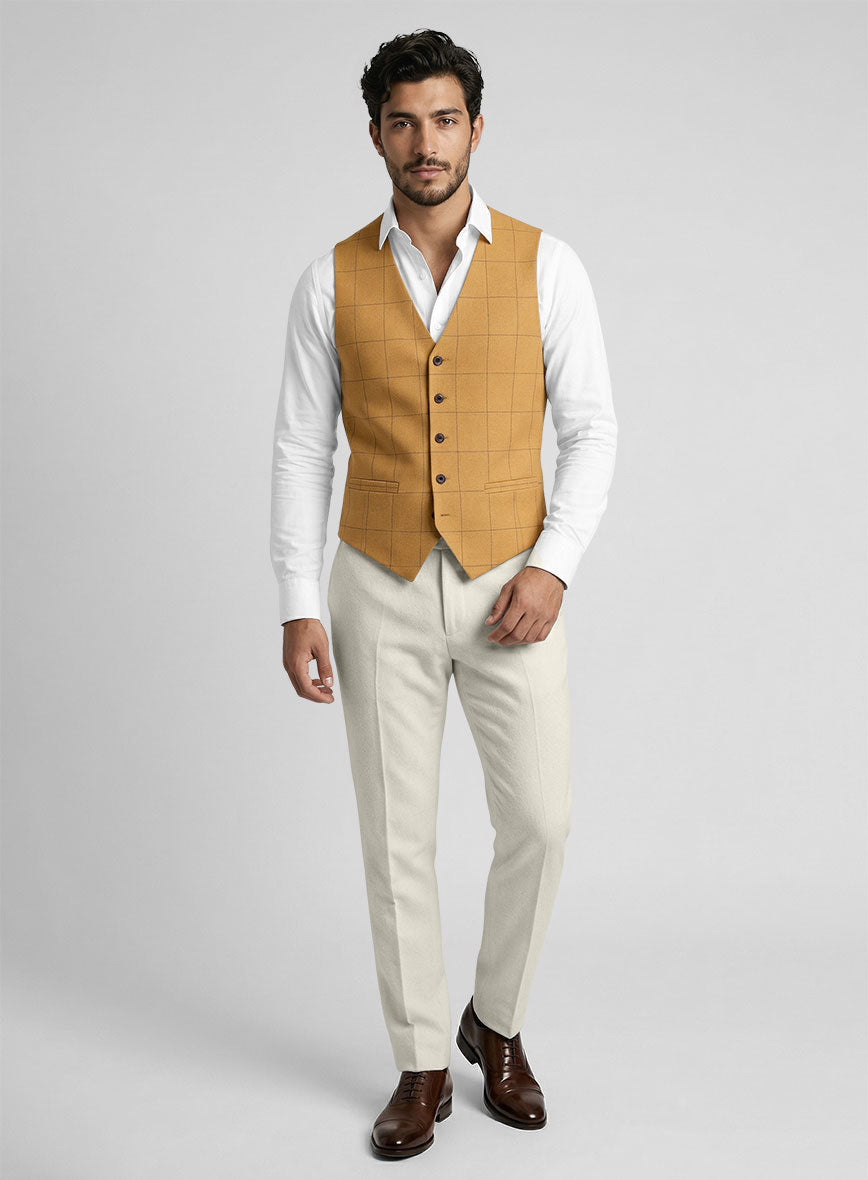 Plaid Waist Coat - StudioSuits