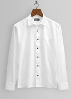 Plain Front White Tuxedo Shirt - StudioSuits