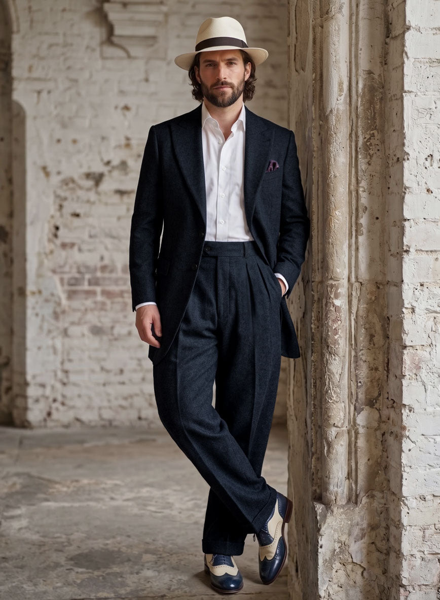 Playman Blue Denim Zoot Suit - StudioSuits