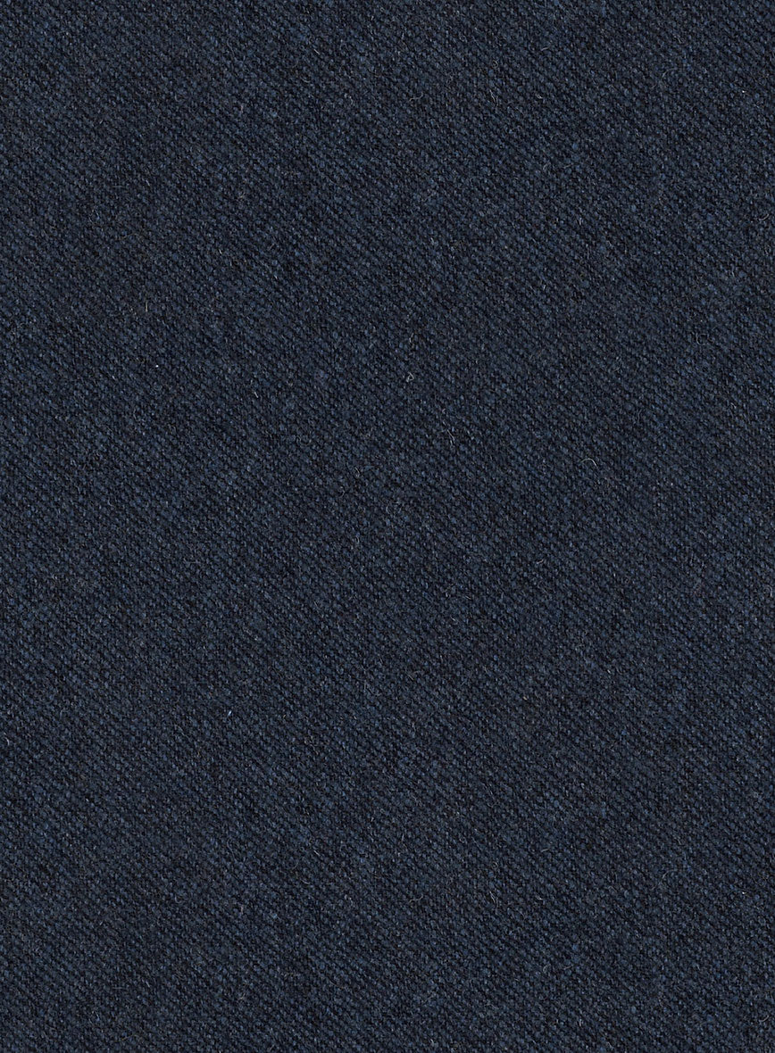 Playman Blue Denim Tweed Pea Coat - StudioSuits