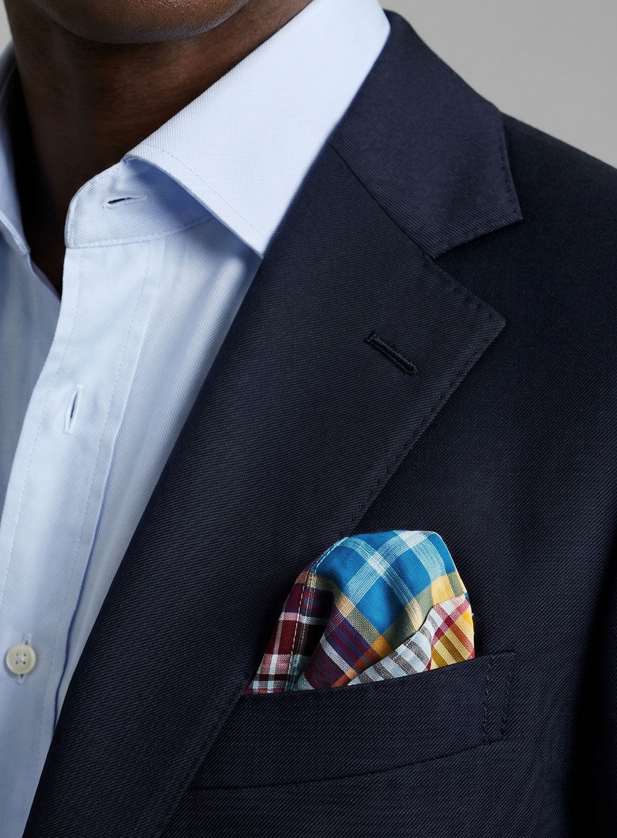 Pocket Square - Madras Patchwork - StudioSuits