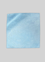 Paisley Pocket Square - Light Blue - StudioSuits