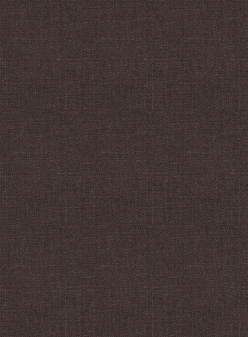 Italian Prato Brown Linen Pants - StudioSuits