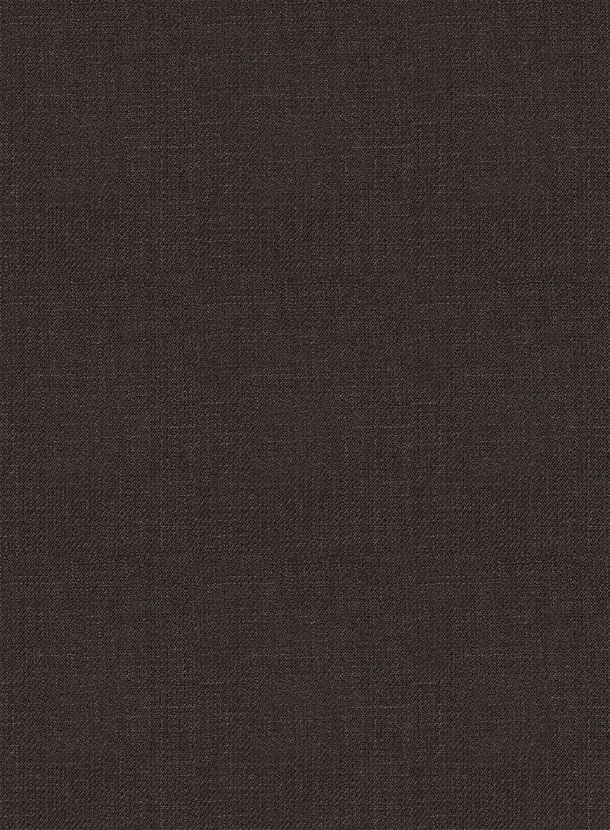 Italian Prato Brown Linen Pants - StudioSuits