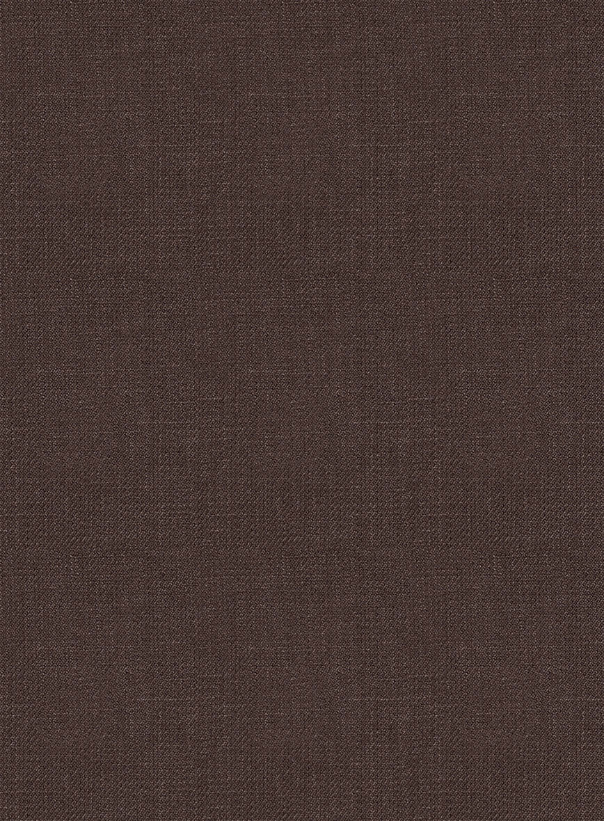 Italian Prato Brown Linen Suit - StudioSuits