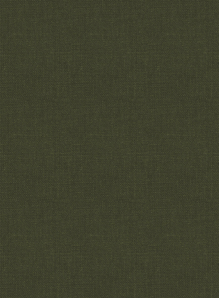 Italian Prato Green Linen Jacket - StudioSuits