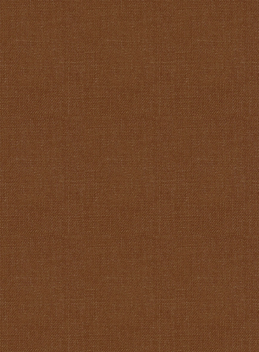 Italian Prato Rust Linen Pants - StudioSuits