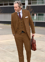 Italian Prato Rust Linen Suit - StudioSuits