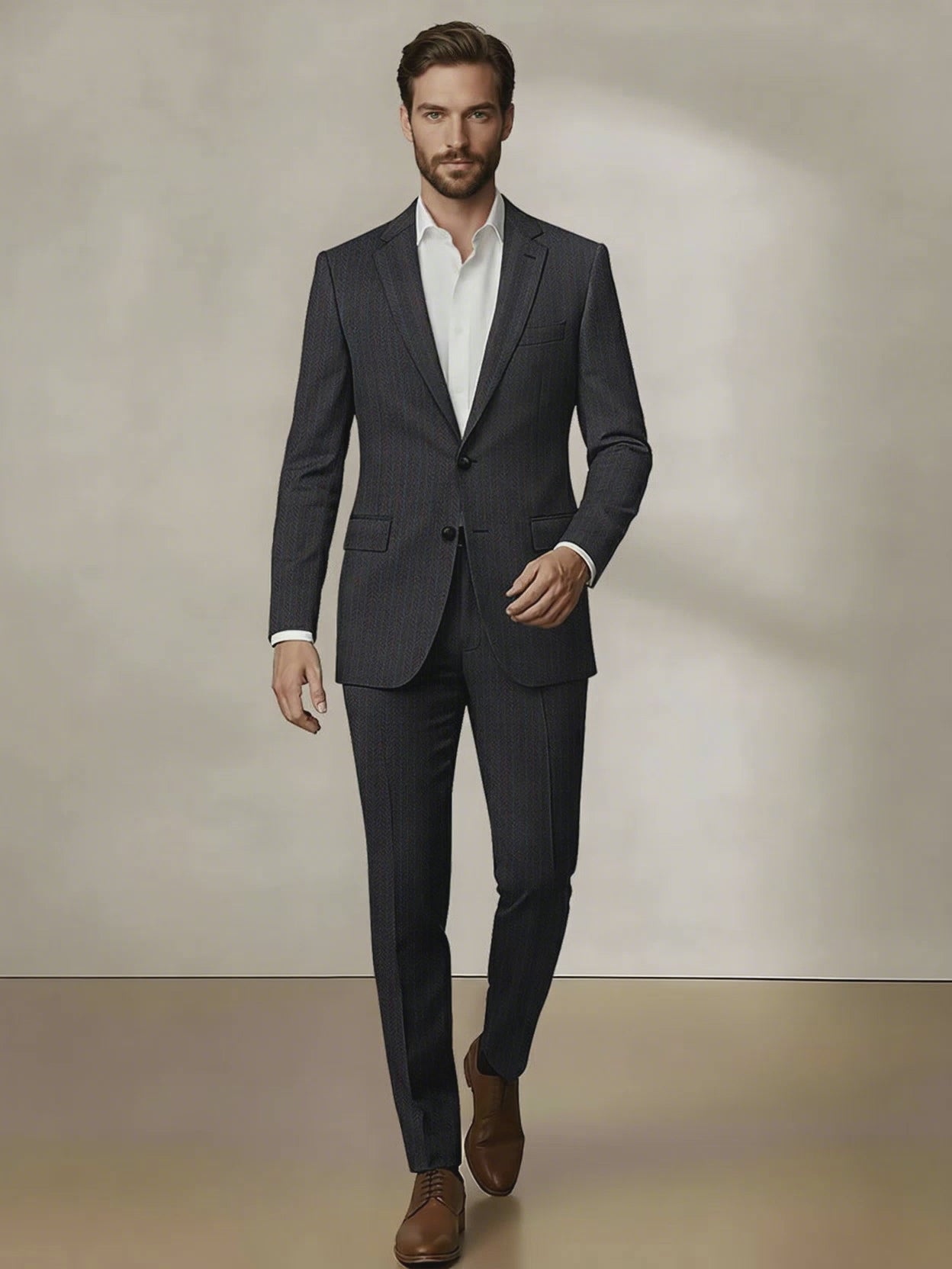 スーツ SCABAL Cashmere Blend Wool Suit Scabal Dali Cipher Weave Wool Cashmere Suit – StudioSuits