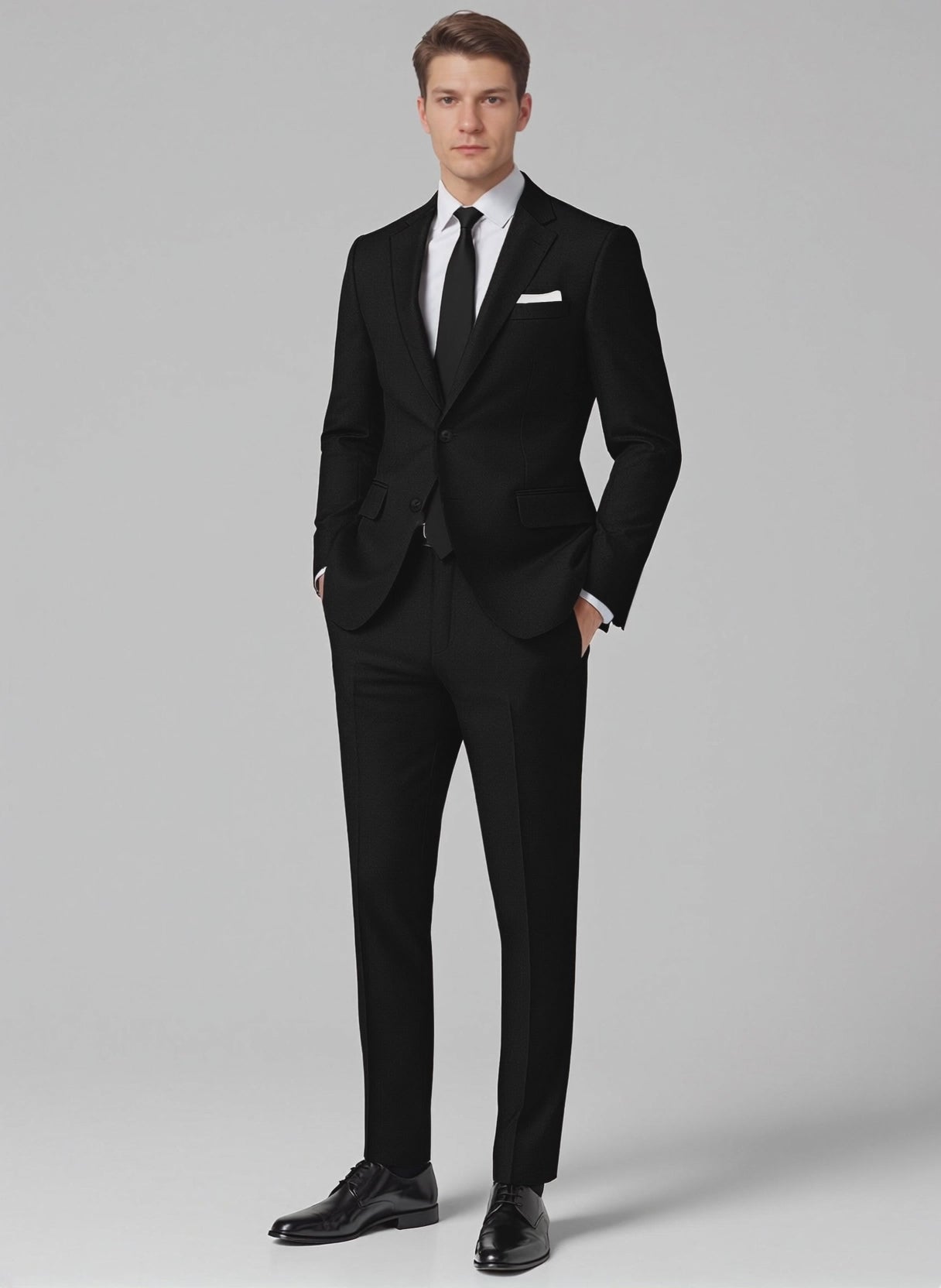 Guabello Tropical Black Suit – StudioSuits