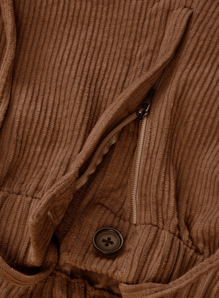 Easy Pants Spring Brown Corduroy - StudioSuits