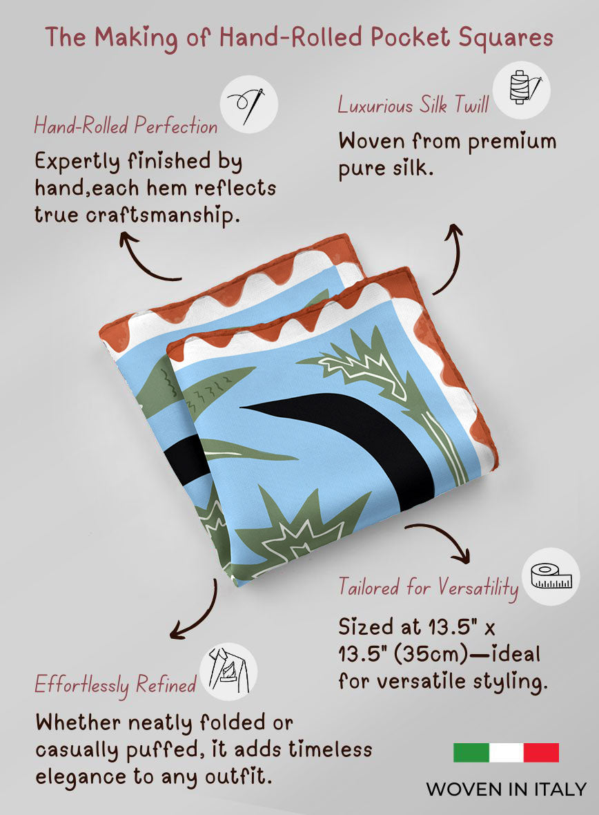 Prismare Silk Pocket Square - StudioSuits