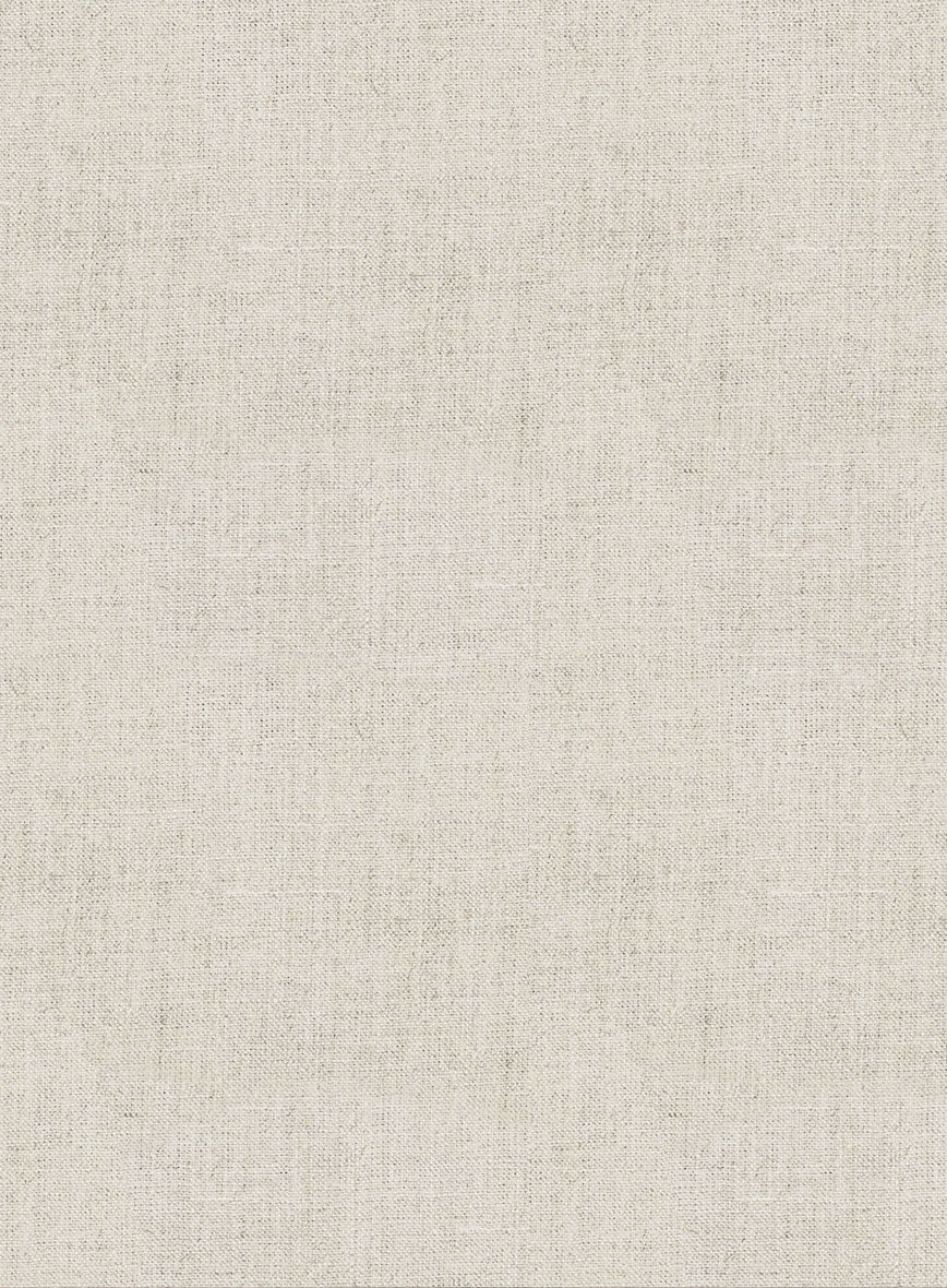 Barn Beige Linen Highland Trousers - StudioSuits