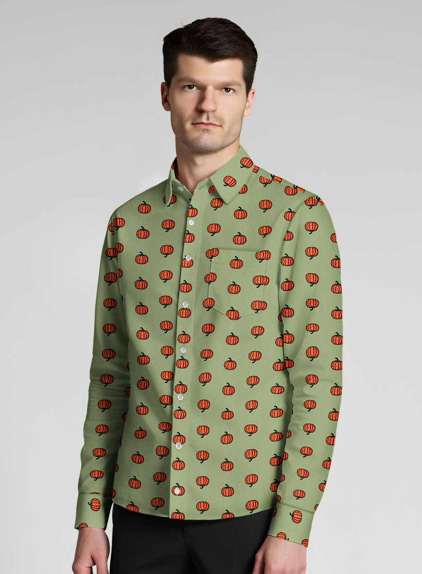Pumpkin Cotton Shirt - StudioSuits