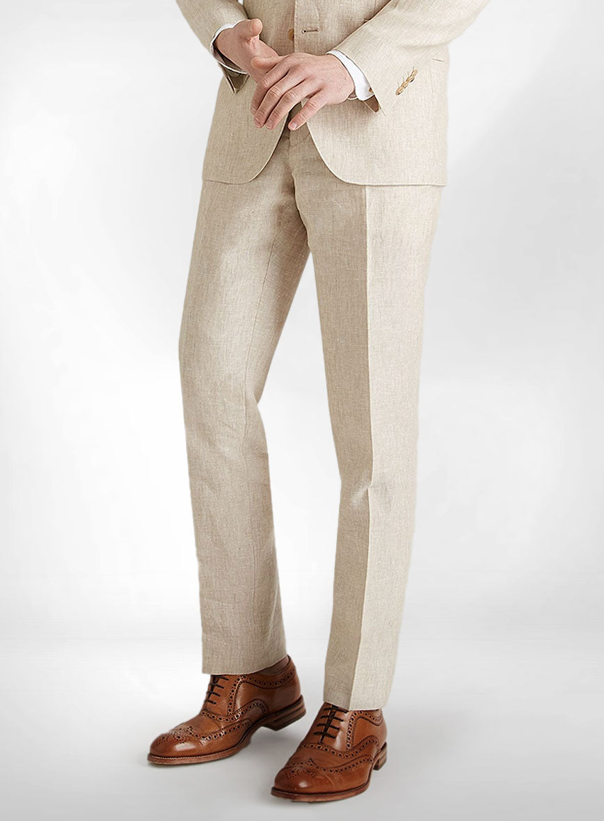 Pure Irish Linen Pants - StudioSuits
