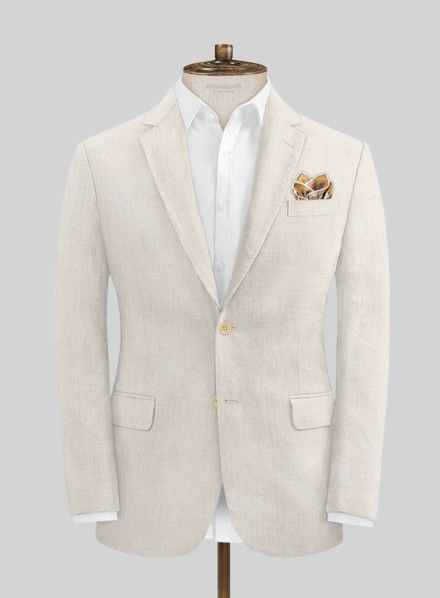 Pure Barn Beige Linen Suit - StudioSuits
