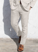 Pure Barn Beige Linen Suit - StudioSuits