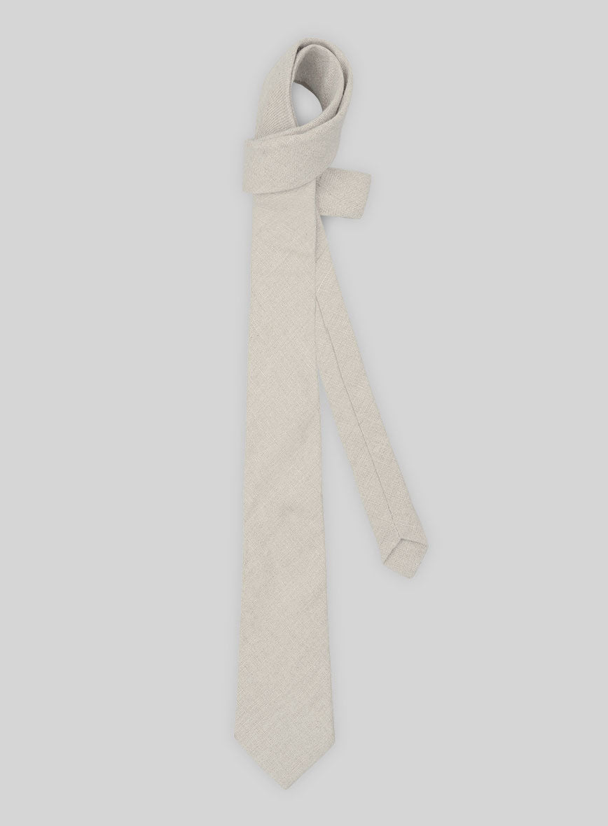 Linen Tie - Barn Beige - StudioSuits