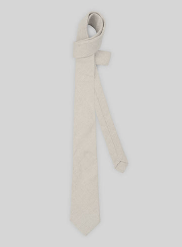 Linen Tie - Barn Beige - StudioSuits