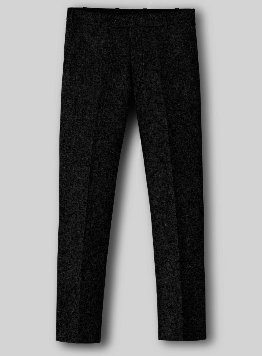 Black Linen Pants - StudioSuits