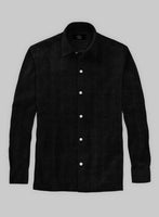 Pure Black Linen Shirt