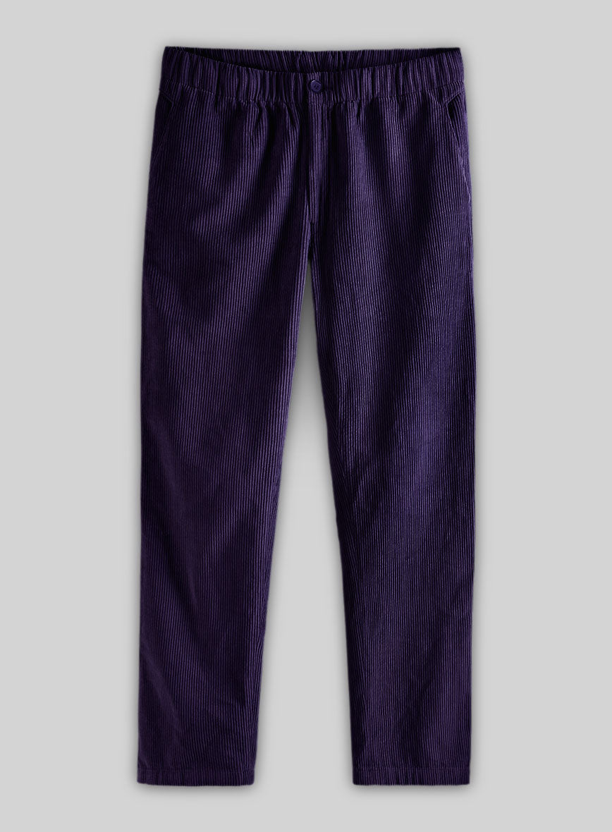 Easy Pants Purple Corduroy - StudioSuits