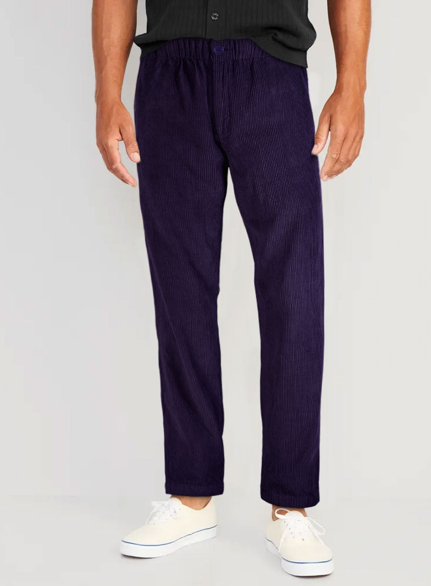 Easy Pants Purple Corduroy - StudioSuits