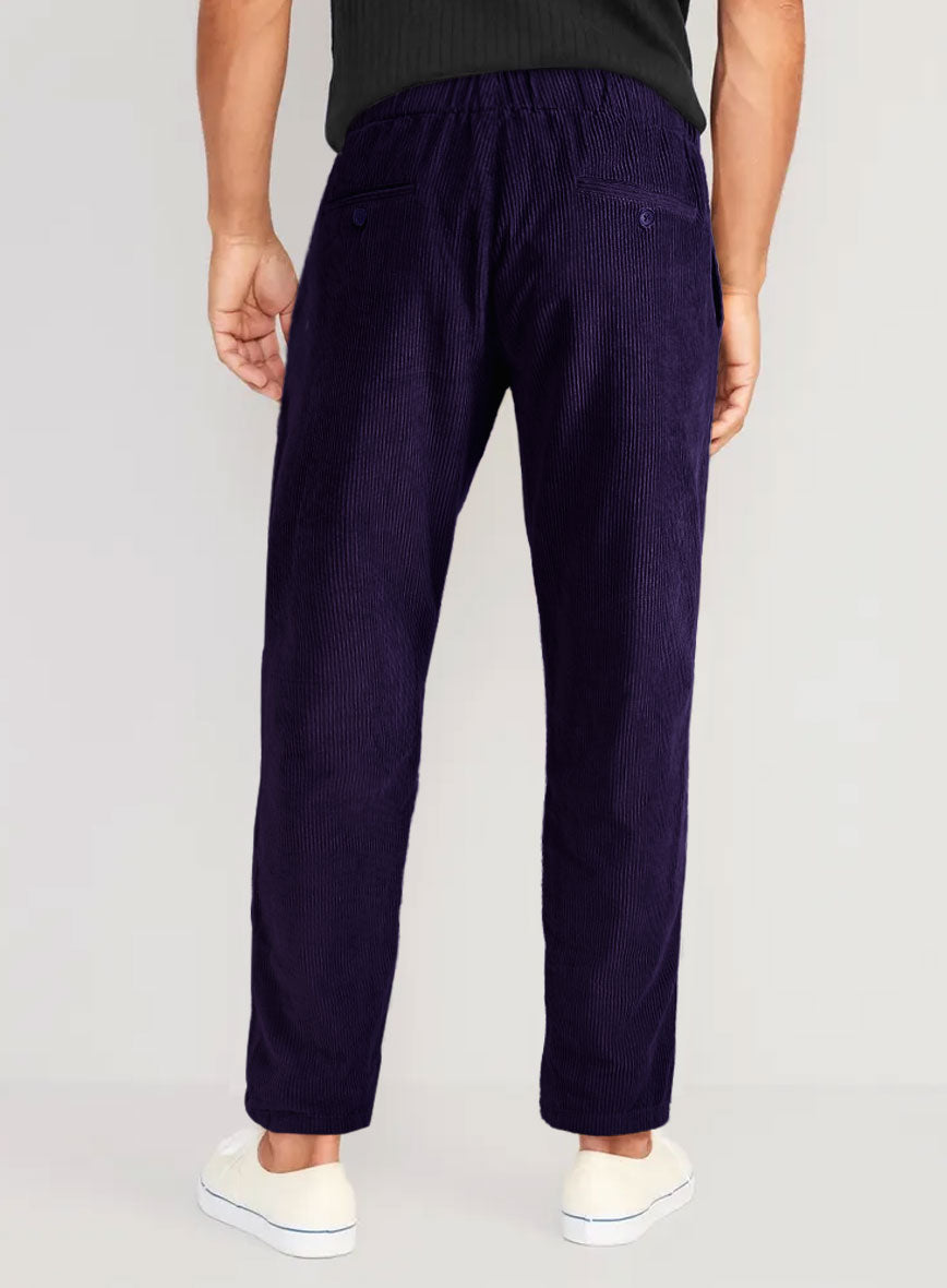 Easy Pants Purple Corduroy - StudioSuits