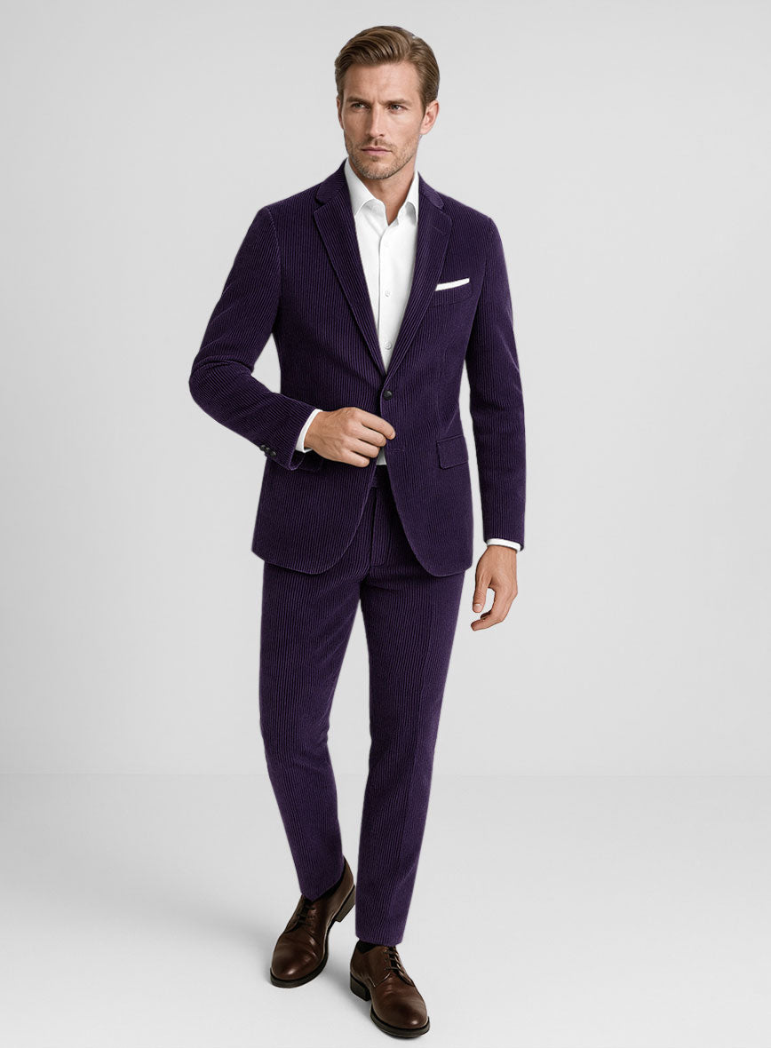 Purple Corduroy Suit - StudioSuits