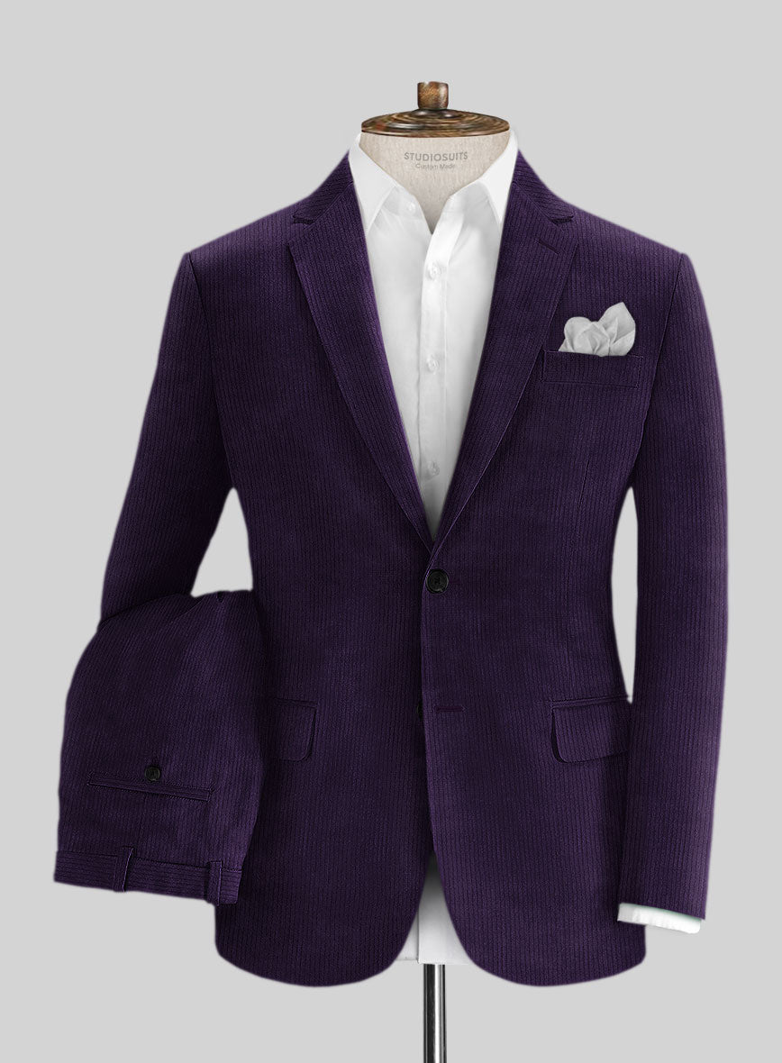 Purple Corduroy Suit - StudioSuits