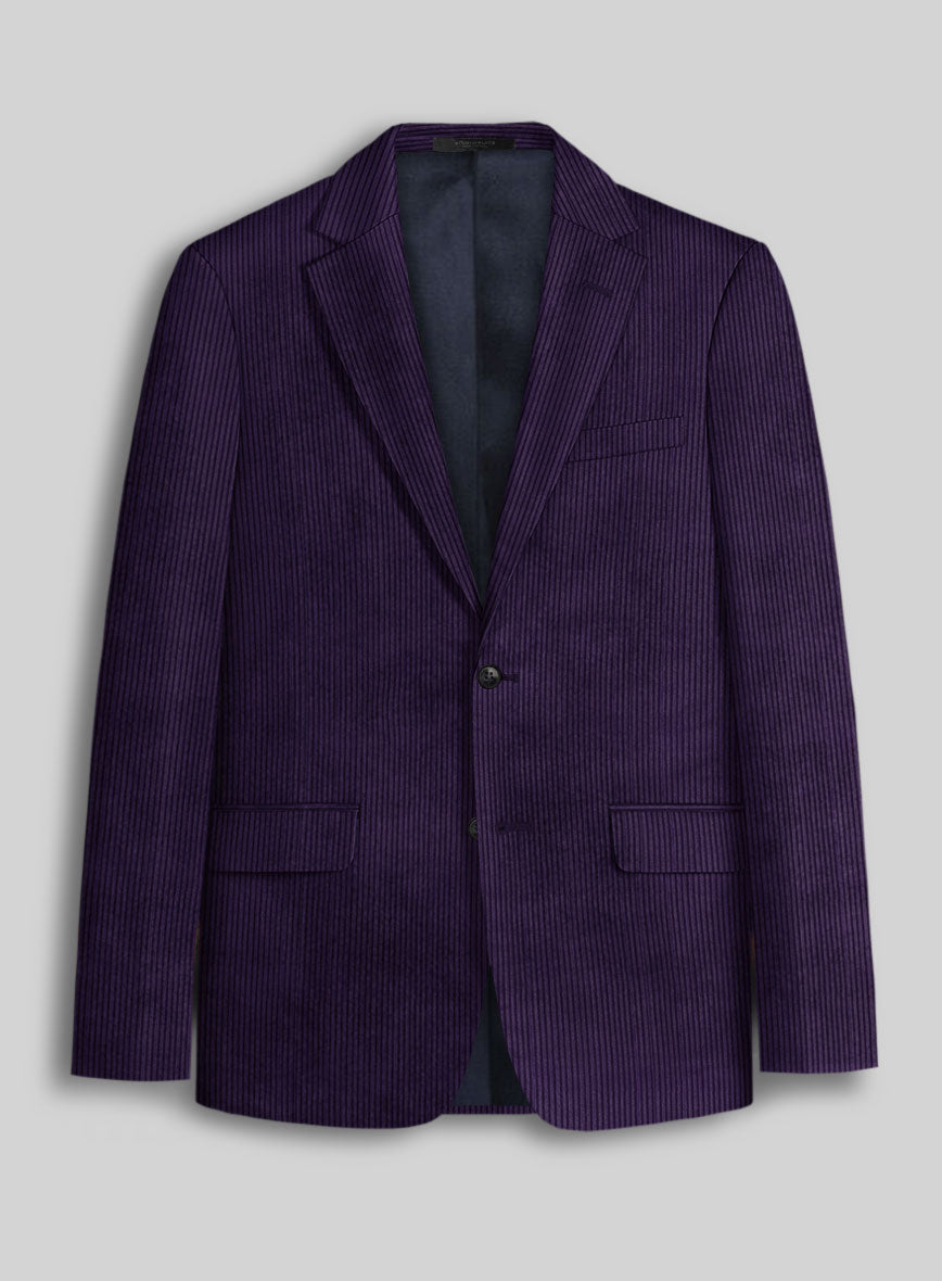 Purple Corduroy Jacket - StudioSuits