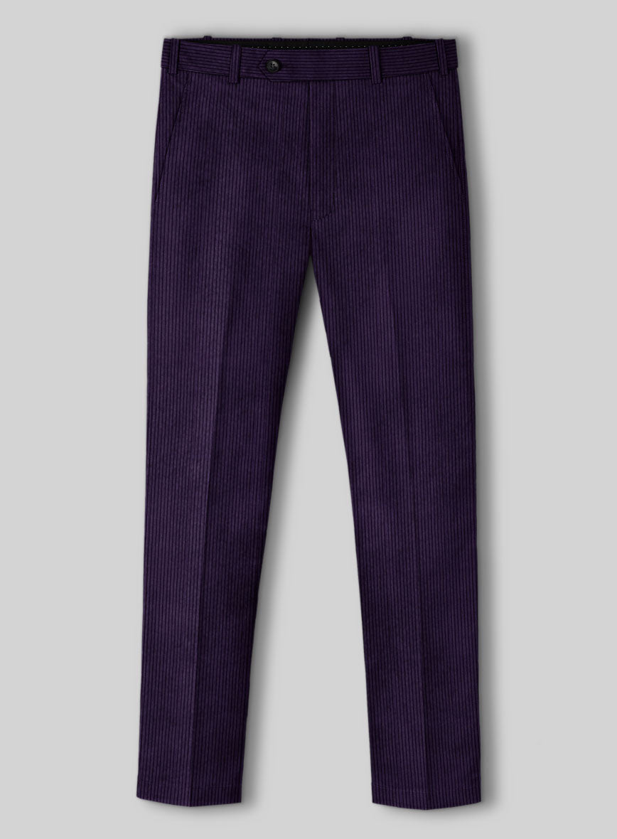Purple Corduroy Pants - StudioSuits